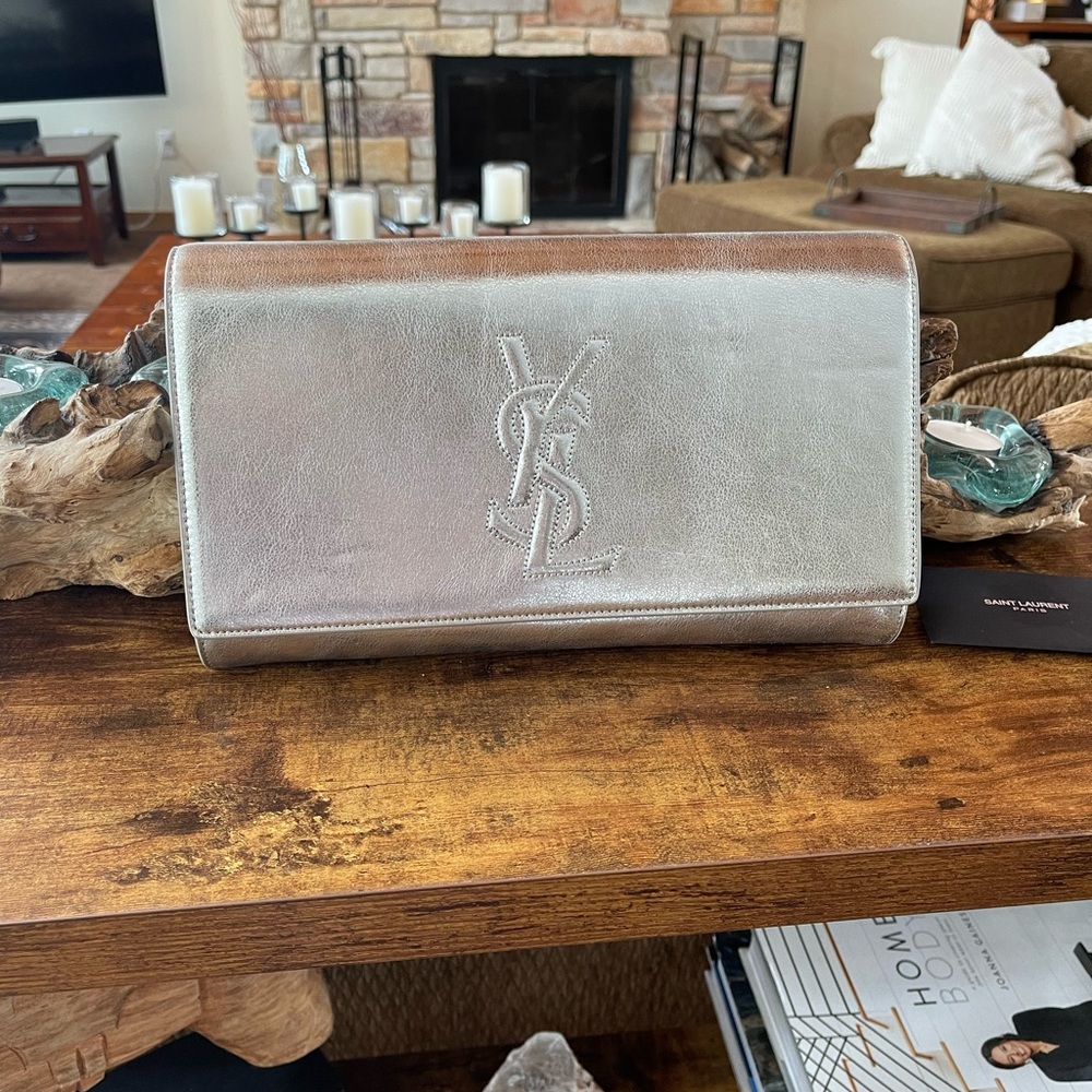 Authentic YSL clutch.